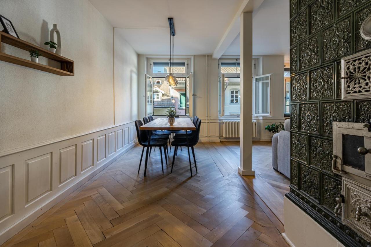 Historische Wohnung Im Herzen Der Thuner Altstadt Exterior foto